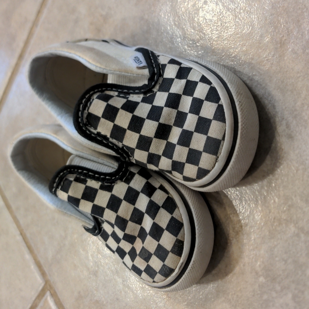 Checkerboard Toddler/Baby Vans - Size 5